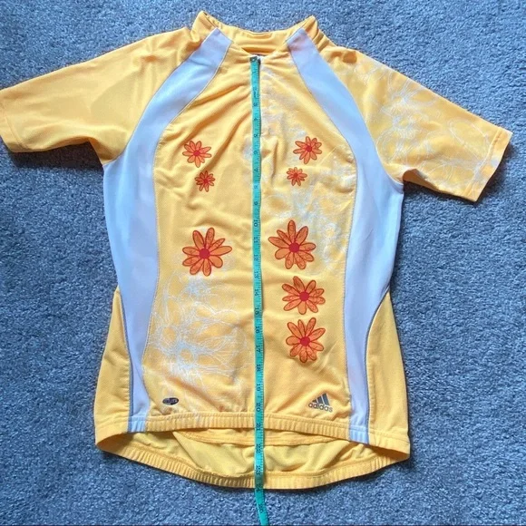 Adidas Women's Cycling Yellow Active Top - Picture 11 of 11